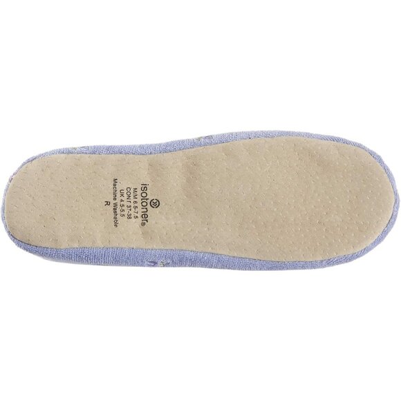 Embroidered Women's Ballerina Slippers - Soft Foam Insoles for All-Day Wear - Picture 4 of 8